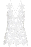Lorraine Floral Applique V-neck Top