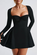 Regina Long Sleeve Sweetheart Mini Dress