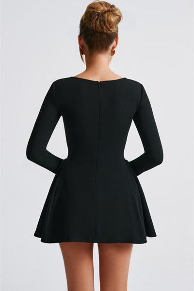 Regina Long Sleeve Sweetheart Mini Dress