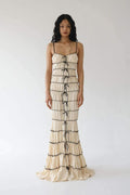 Melissa Ruffle Tunnel Maxi Dress