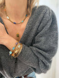 Moira Colliding Color Stone Necklace