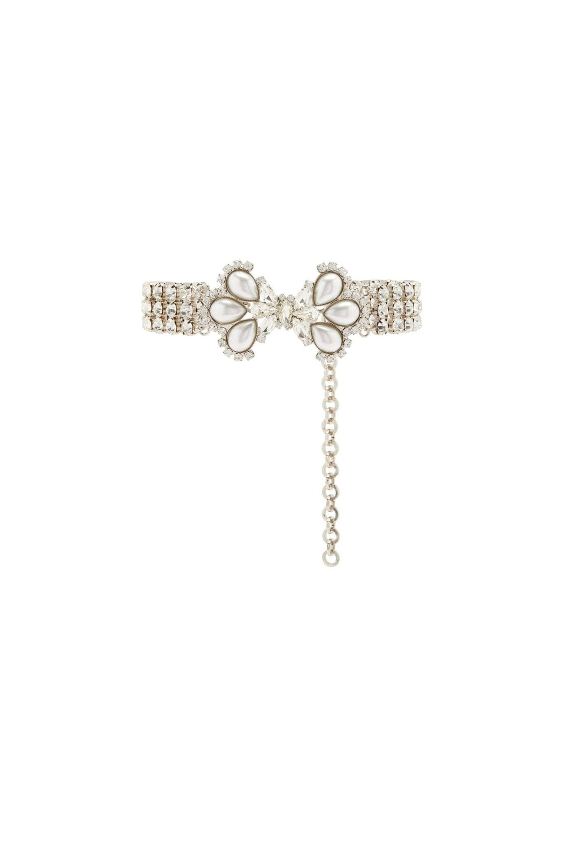 Pearl Bow-tie Diamante Choker