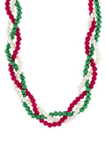 Pearl Woven Chain Necklace