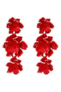 Phyllis Varnish Flower Earrings