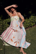 Elaine Floral Print Spaghetti Strap Maxi Dress