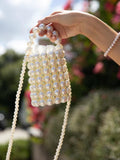 Renate Pearl Bucket Bag
