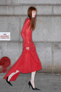Riva Back Tie Semi-sheer Maxi Mesh Dress
