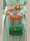 Riva Bamboo Handle Saddle Bag