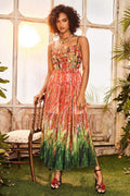Sally Multicolor Tiered Maxi Dress