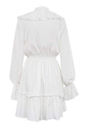 Sharon V-neck Ruffle Mini Dress