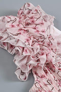 Suzanne Floral Printed Cut-out Maxi Dress