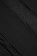 Tammy Feather Splicing Midi Bandage Dress